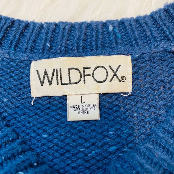 Wildfox Jingle Man Santa Ugly Distressed Sweater L - Picture 5 of 15